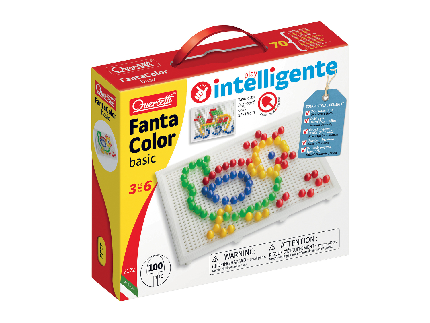 FantaColor Basic Quercetti, prezzo 5.99 €
100 pezzi
- Età: 3-6
Caratteristiche ...