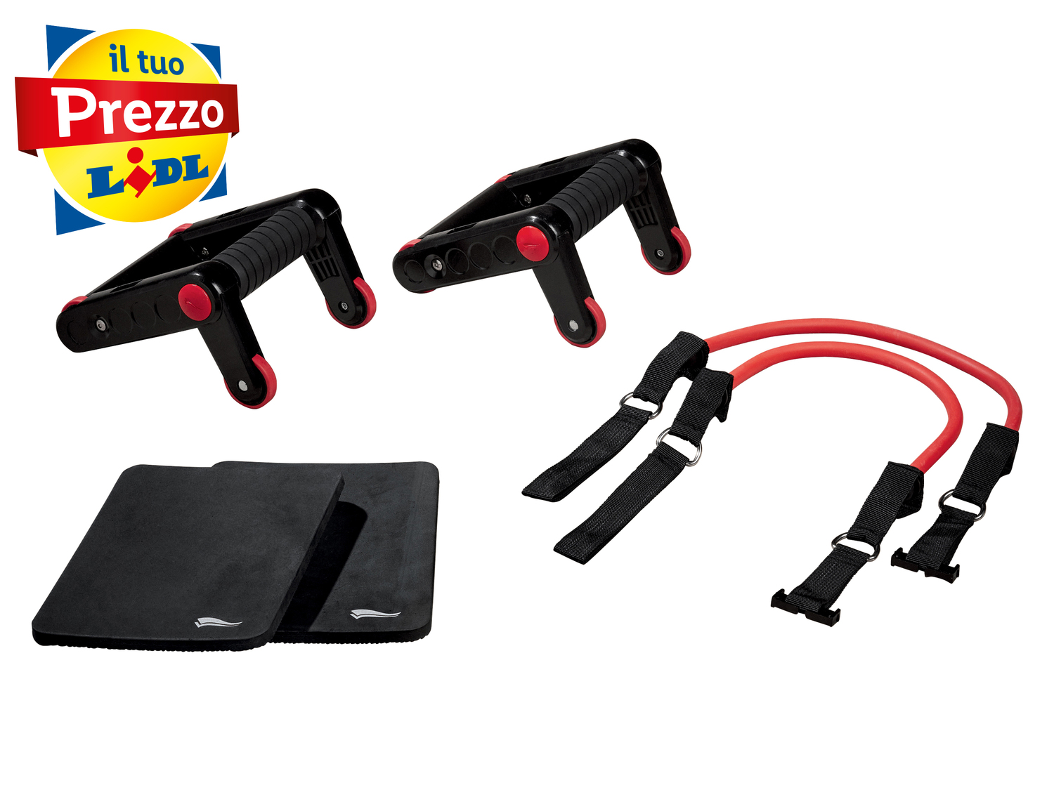 Tavola per push-up o set fitness 3 in 1 Crivit, prezzo 12.99 €
- Portata max. ...