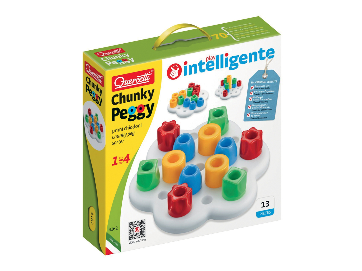 Mosaico gioco Quercetti, prezzo 9.99 €
13 pezzi
Caratteristiche
- Made ...