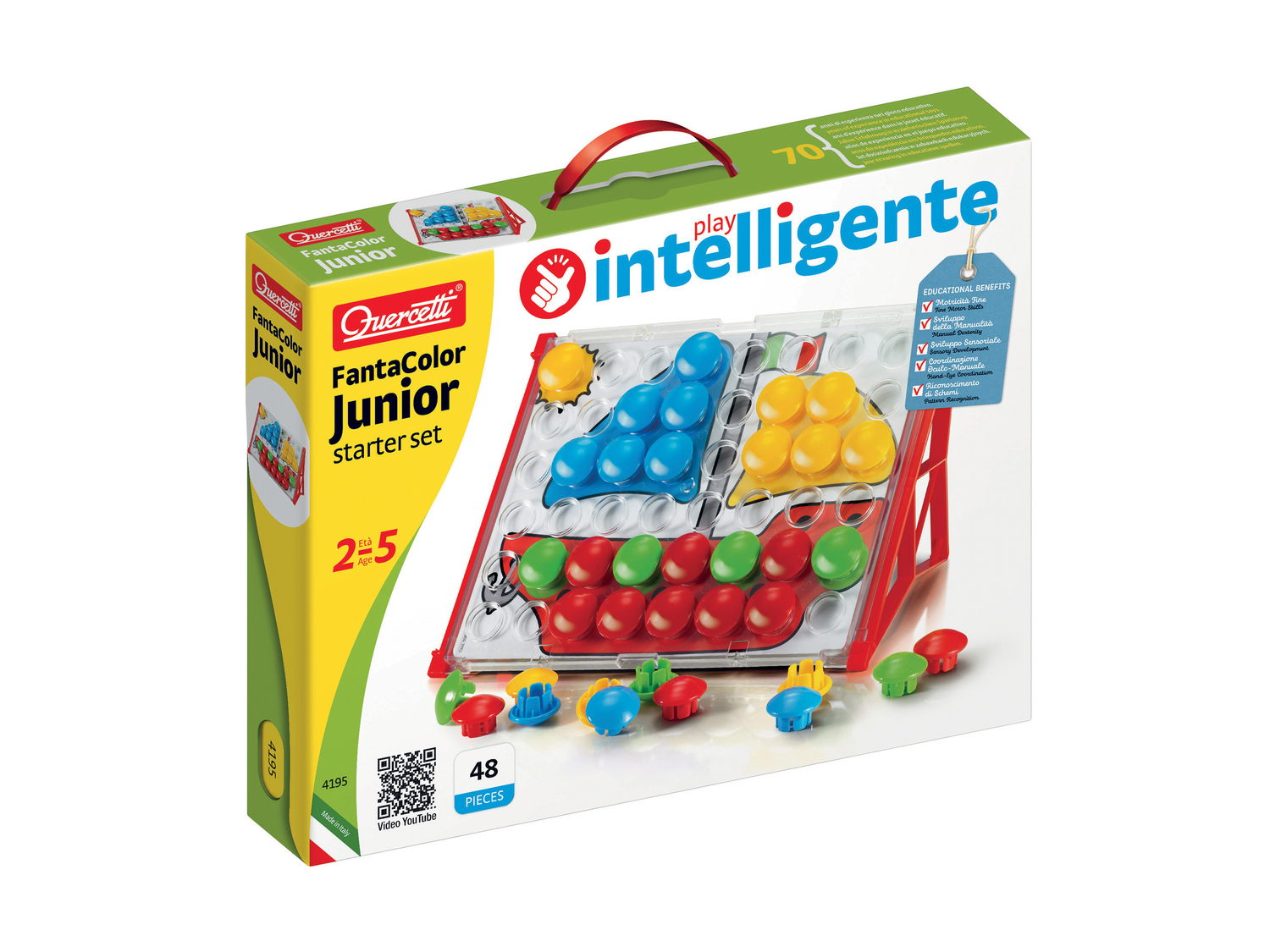 FantaColor Junior Basic Quercetti, prezzo 9.99 €
48 pezzi
Caratteristiche
- ...