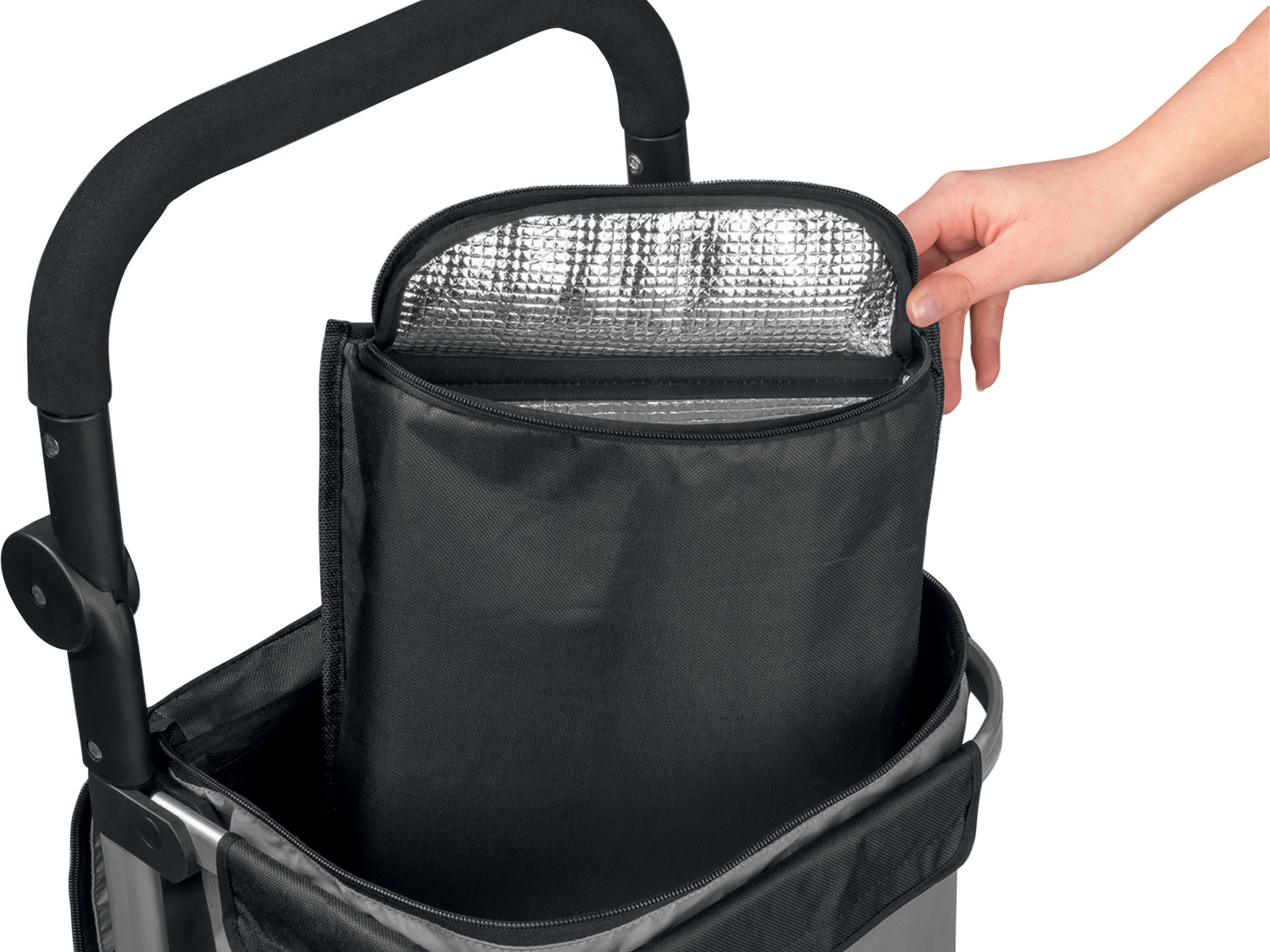 Trolley portaspesa Top-move-var, prezzo 29.99 €
- In tessuto riflettente
- ...