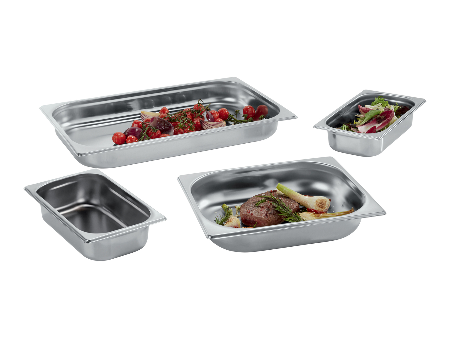 Set contenitori in acciaio Ernesto, prezzo 19.99 €
3 o 4 pezzi
- Lavabili ...