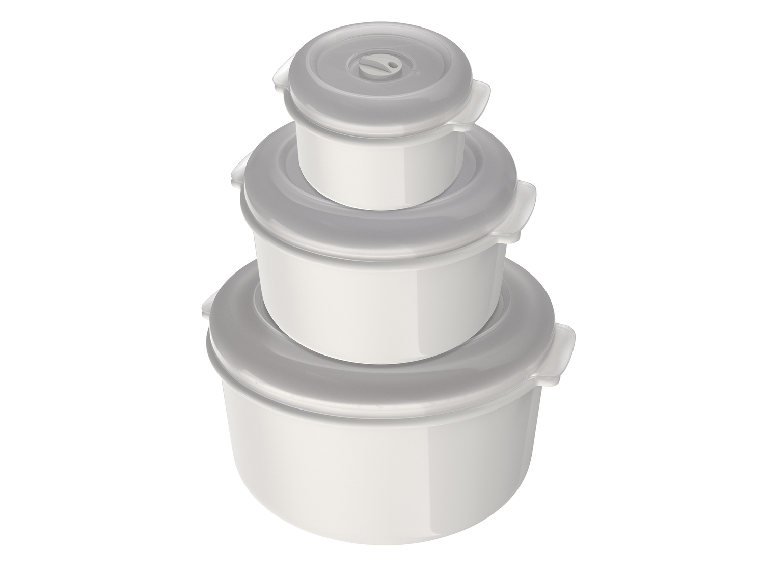 Set contenitori per microonde Ernesto, prezzo 3.99 &#8364; 
3 pezzi 
- Con valvola ...