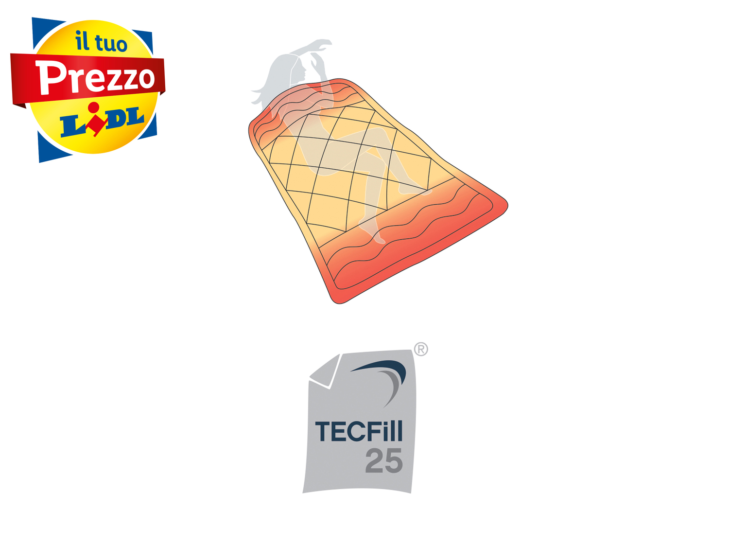 Trapunta termica a zone differenziate Livarno, prezzo 19.99 €
Singola
- Dimensioni: ...
