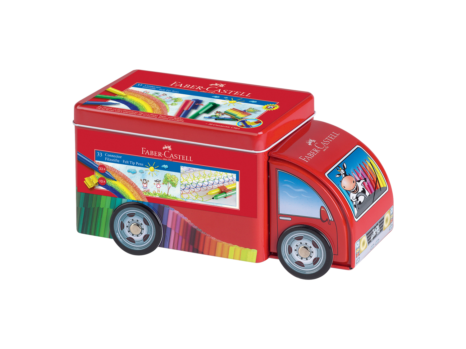 Scatola di pennarelli Faber-castell, prezzo 16.99 €
33 pezzi
Caratteristiche