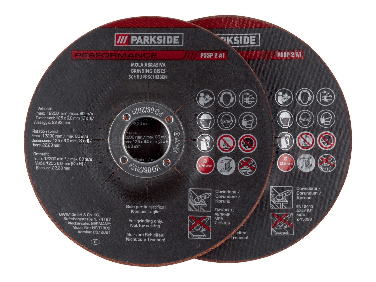 Set mole da taglio o mole abrasive Parkside, prezzo 3.99 &#8364; 
- Per le smerigliatrici ...