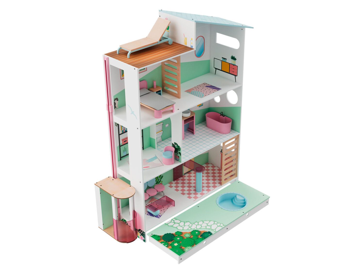 Casa delle bambole Playtive, prezzo 99.00 €
- Età: 3+
- Struttura ...