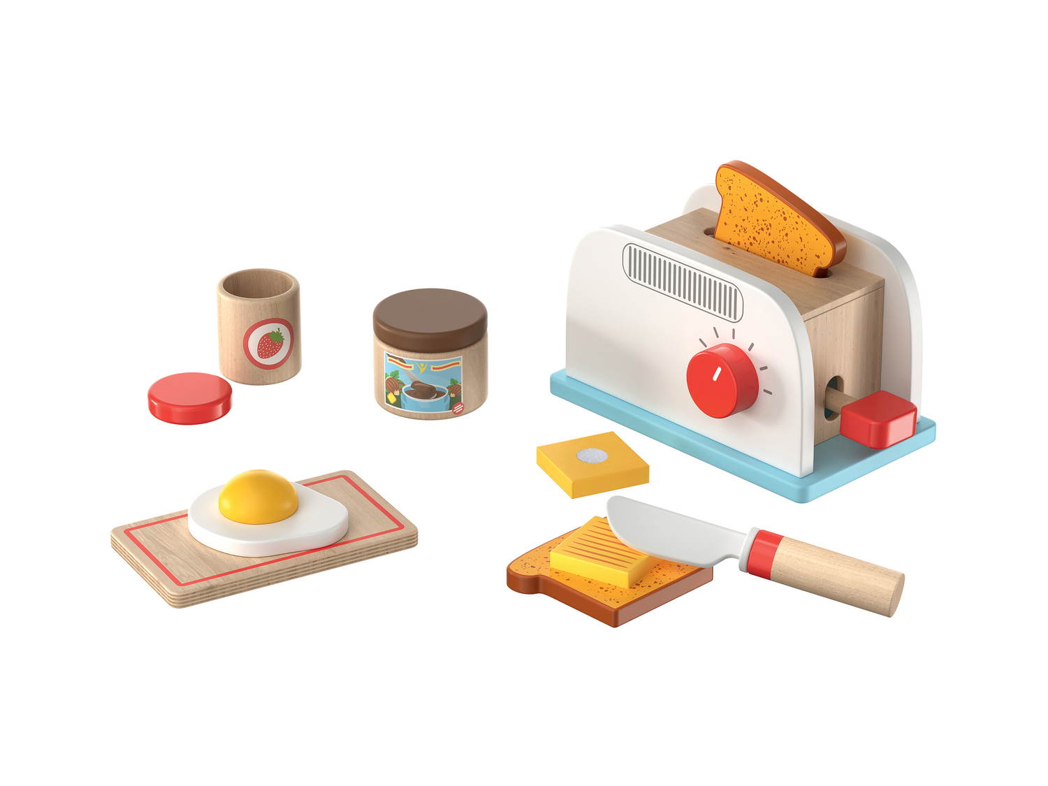 Utensili per cucina giocattolo in legno Playtive, prezzo 9.99 &#8364; 
- Et&agrave;: ...
