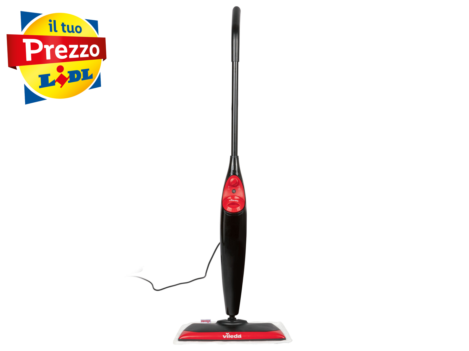 Scopa a vapore Vileda, prezzo 69.00 €
- Per tutti i tipi di pavimento e senza ...
