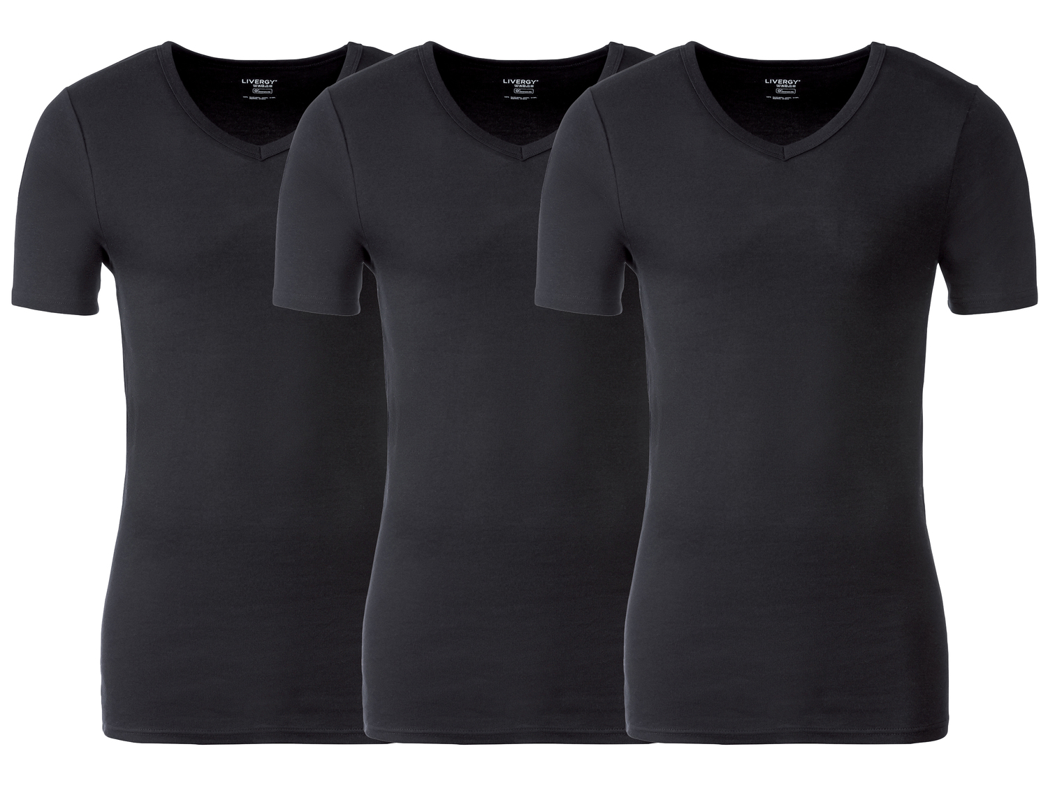T-Shirt intima da uomo Livergy, prezzo 8.99 €
3 pezzi - Misure: M-XL ...