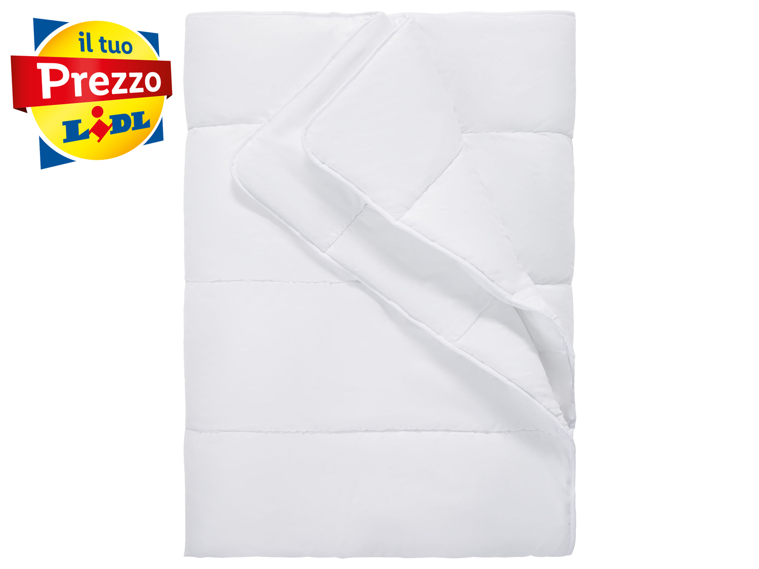 Piumino matrimoniale Livarno, prezzo 22.99 €
- Imbottitura prodotta in materiale ...