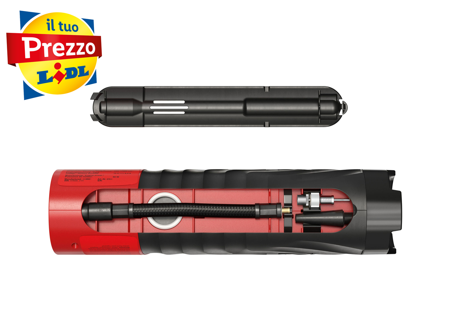Compressore portatile Ultimate Speed, prezzo 29.99 €
- Aria compressa regolabile ...