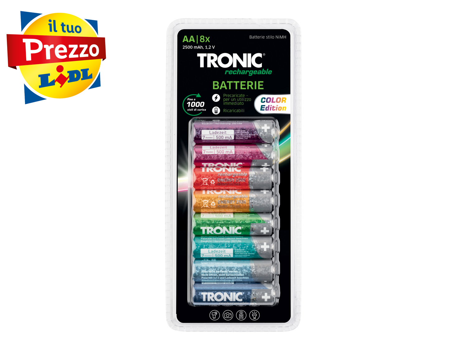 Batterie ricaricabili Tronic, prezzo 7.99 €
8 pezzi
- Precaricate
Caratteristiche
...