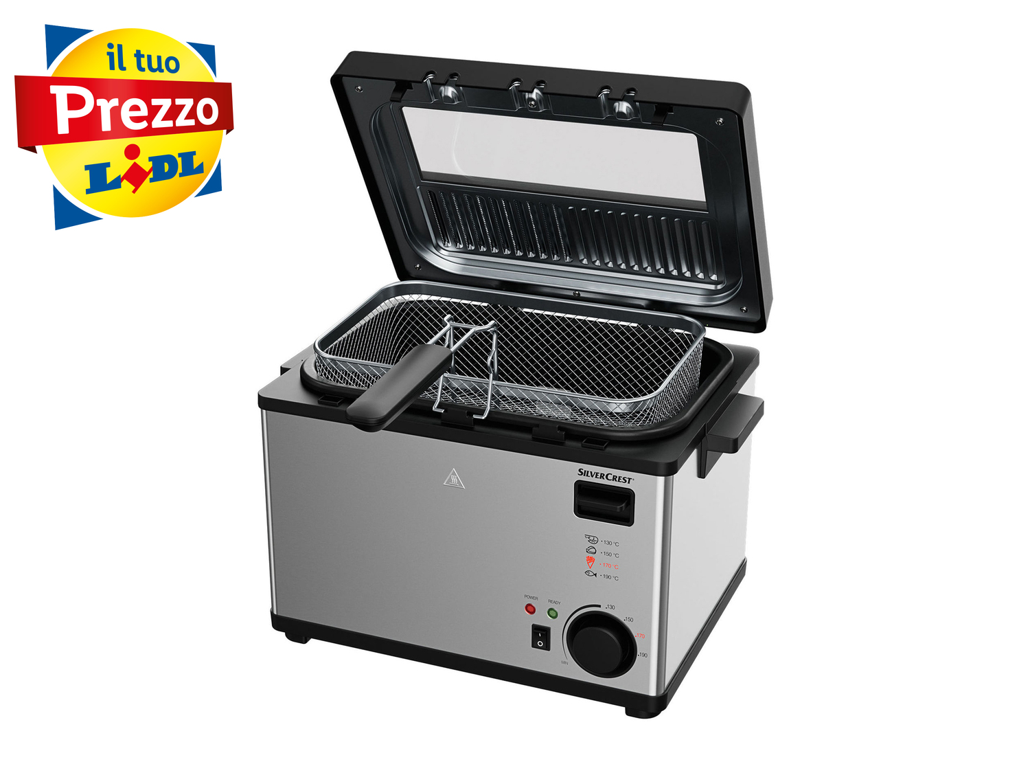 Friggitrice Silvercrest Kitchen Tools, prezzo 39.99 €
- Con 3 cestelli ...