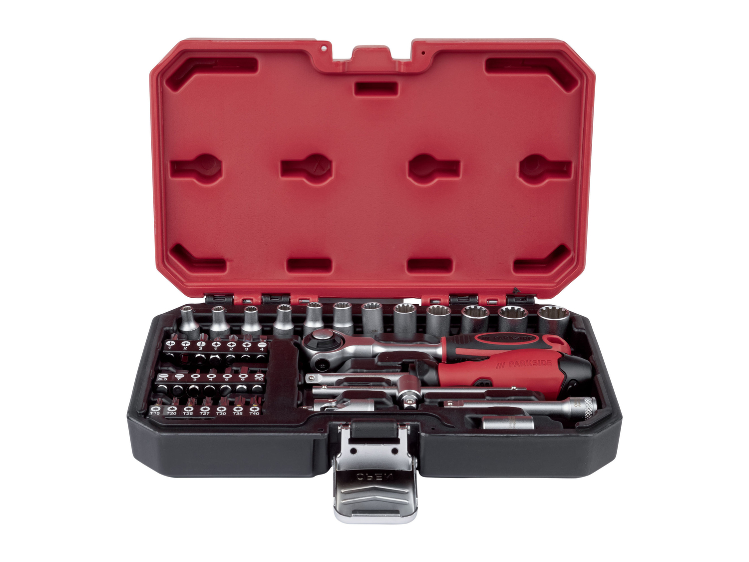 Set chiavi a cricco Parkside, prezzo 22.99 €
37 o 39 pezzi
- Cricchetto ...
