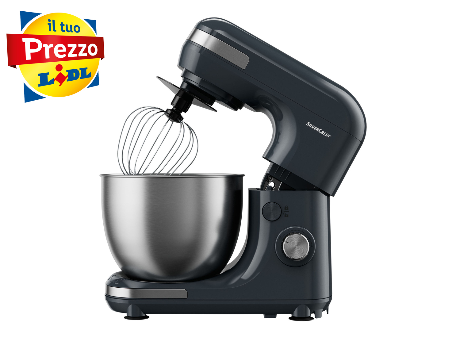 Impastatrice planetaria Silvercrest Kitchen Tools, prezzo 49.00 €
- Regolazione ...