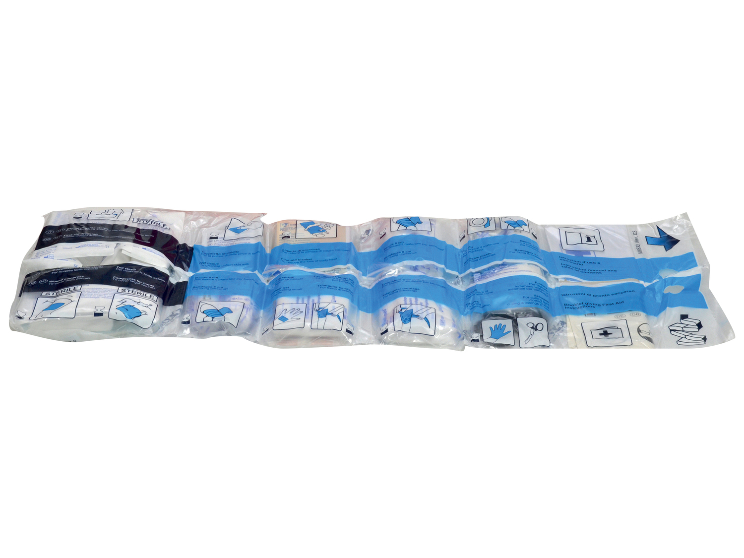 Kit primo soccorso per auto Sensiplast, prezzo 6.99 €
44 pezzi
- Assortimento ...