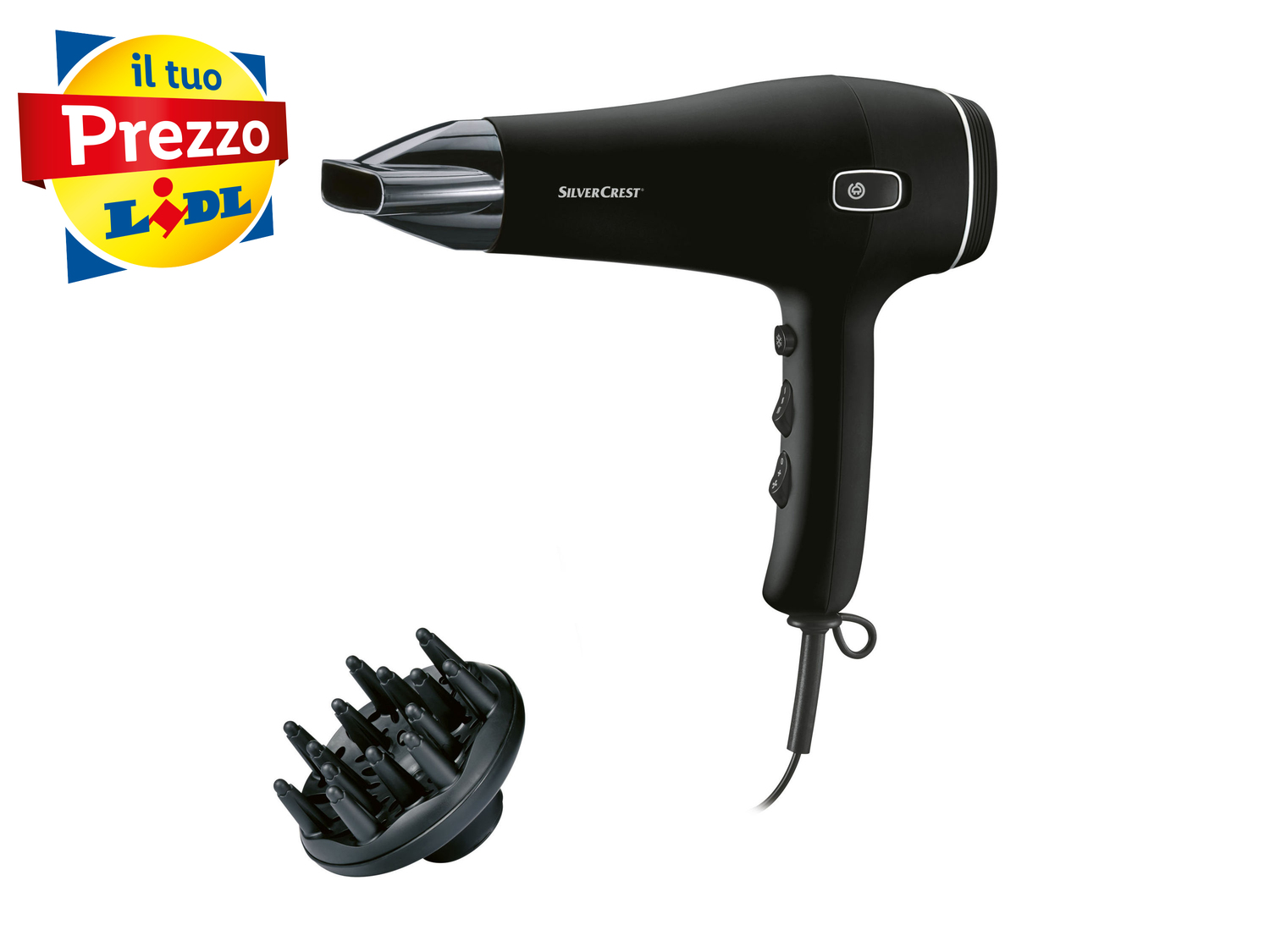 Asciugacapelli agli ioni Silvercrest Personal Care, prezzo 17.99 €
- ...