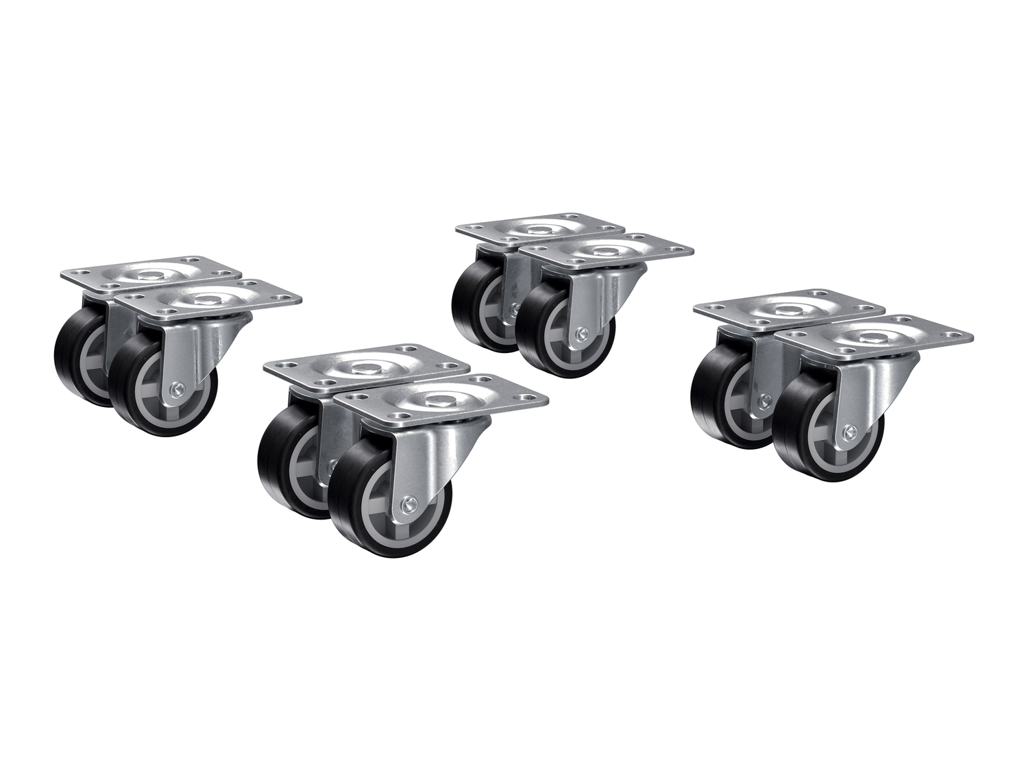 Set rotelle per mobili Parkside, prezzo 5.99 €
4 o 8 pezzi
- 8 pezzi: ...