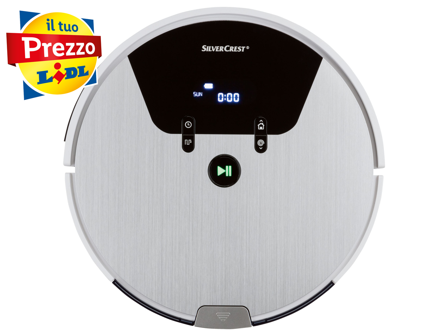 Robot aspirapolvere Silvercrest, prezzo 159.00 €
Compatibile con l’app LIDL ...