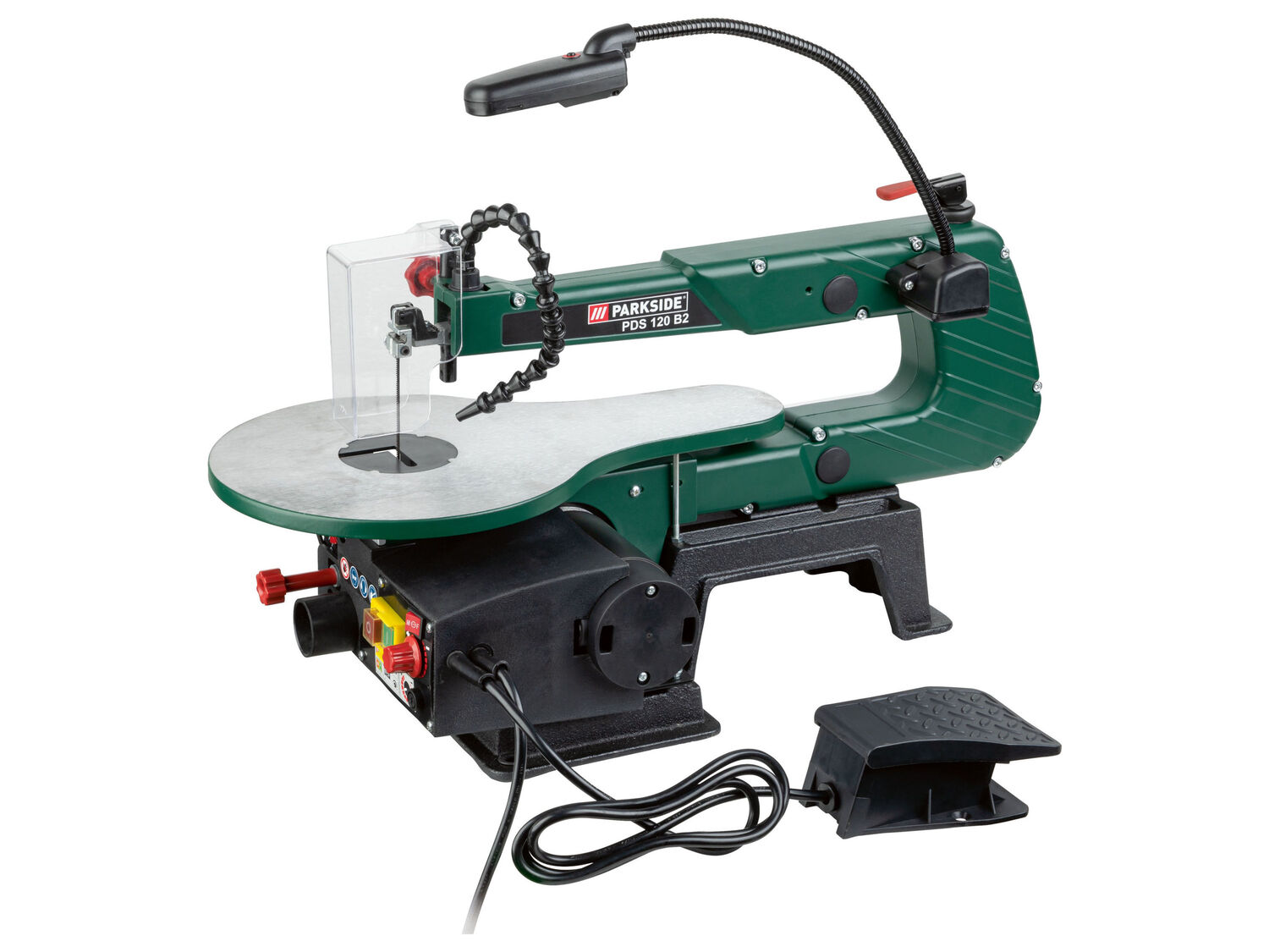 Sega da traforo Parkside PDS120B2, prezzo 89.00 € 
- Banco di lavoro con scala ...