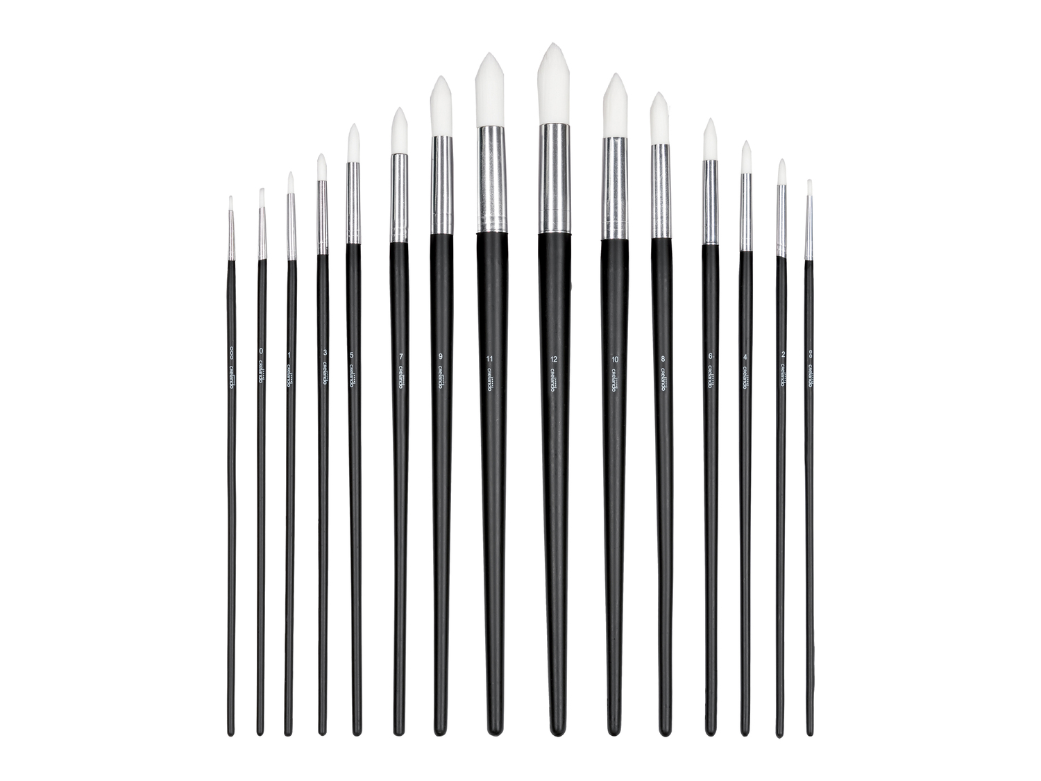 Set pennelli Crelando, prezzo 5.99 &#8364; 
12 o 15 pezzi 
- Impugnatura in ...