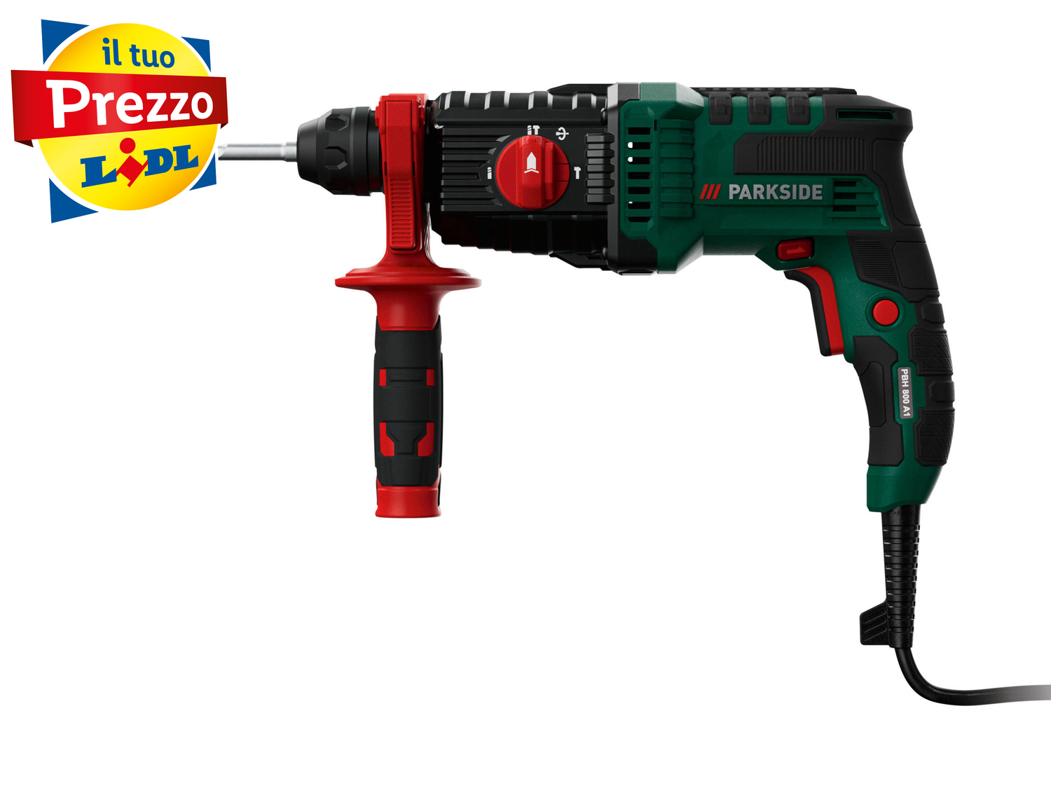 Trapano a percussione scalpellatore Parkside PBH800A1 SDS, prezzo 34.99 €
- ...