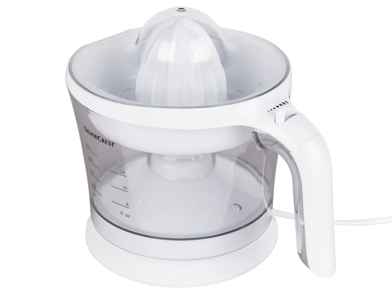 Spremiagrumi elettrico Silvercrest Kitchen Tools, prezzo 11.99 €
- Rotazione ...