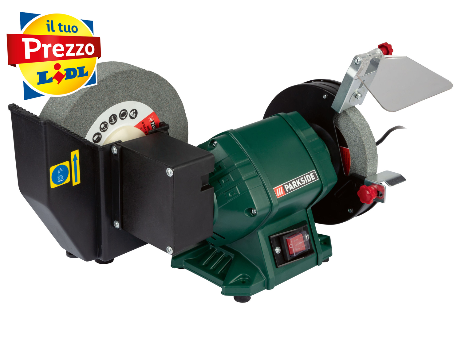 Molatrice da banco Parkside, prezzo 39.99 €
- Mola a umido a rotazione ...