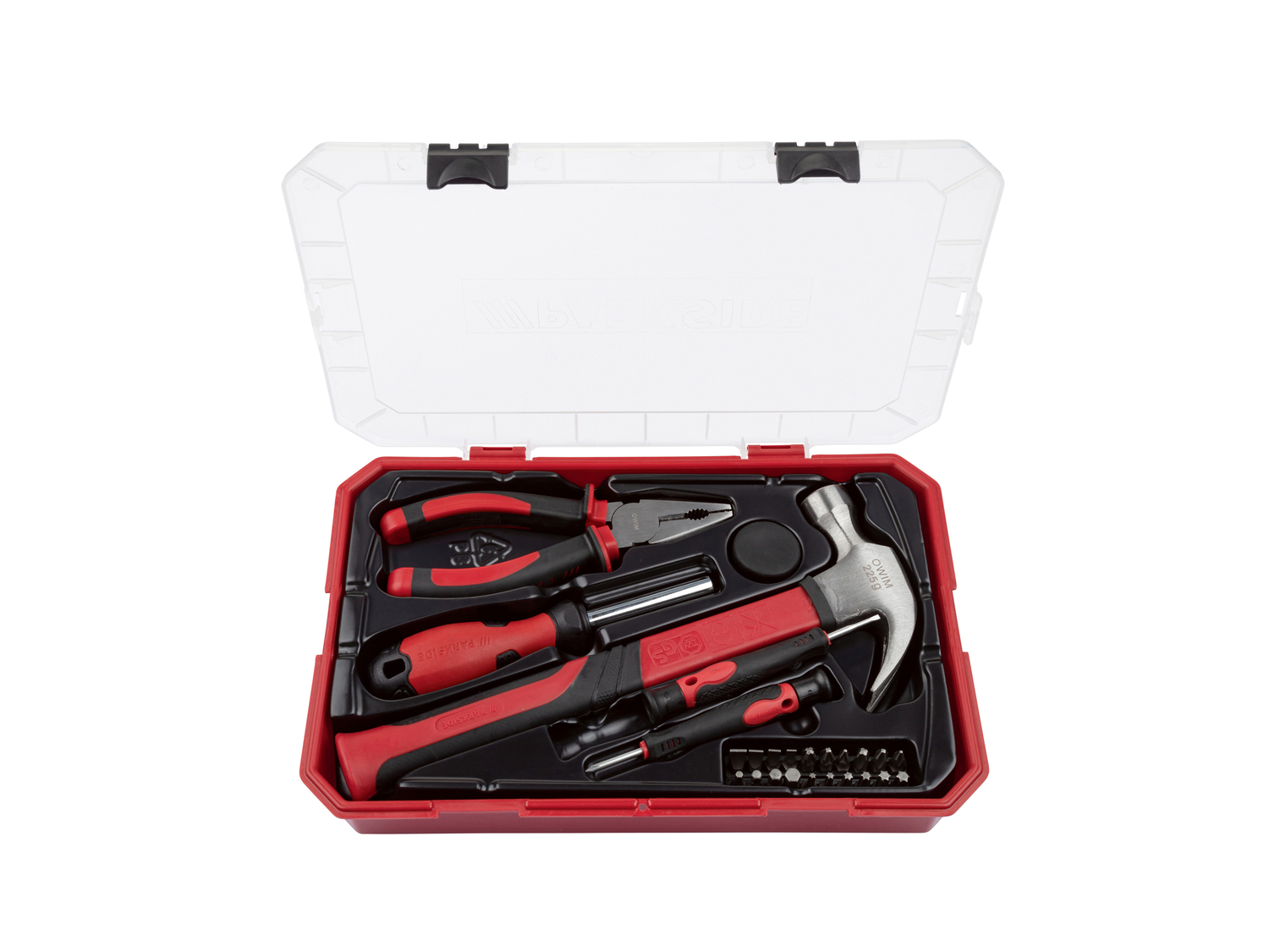 Set utensili Parkside, prezzo 9.99 €
26 o 27 pezzi
Caratteristiche