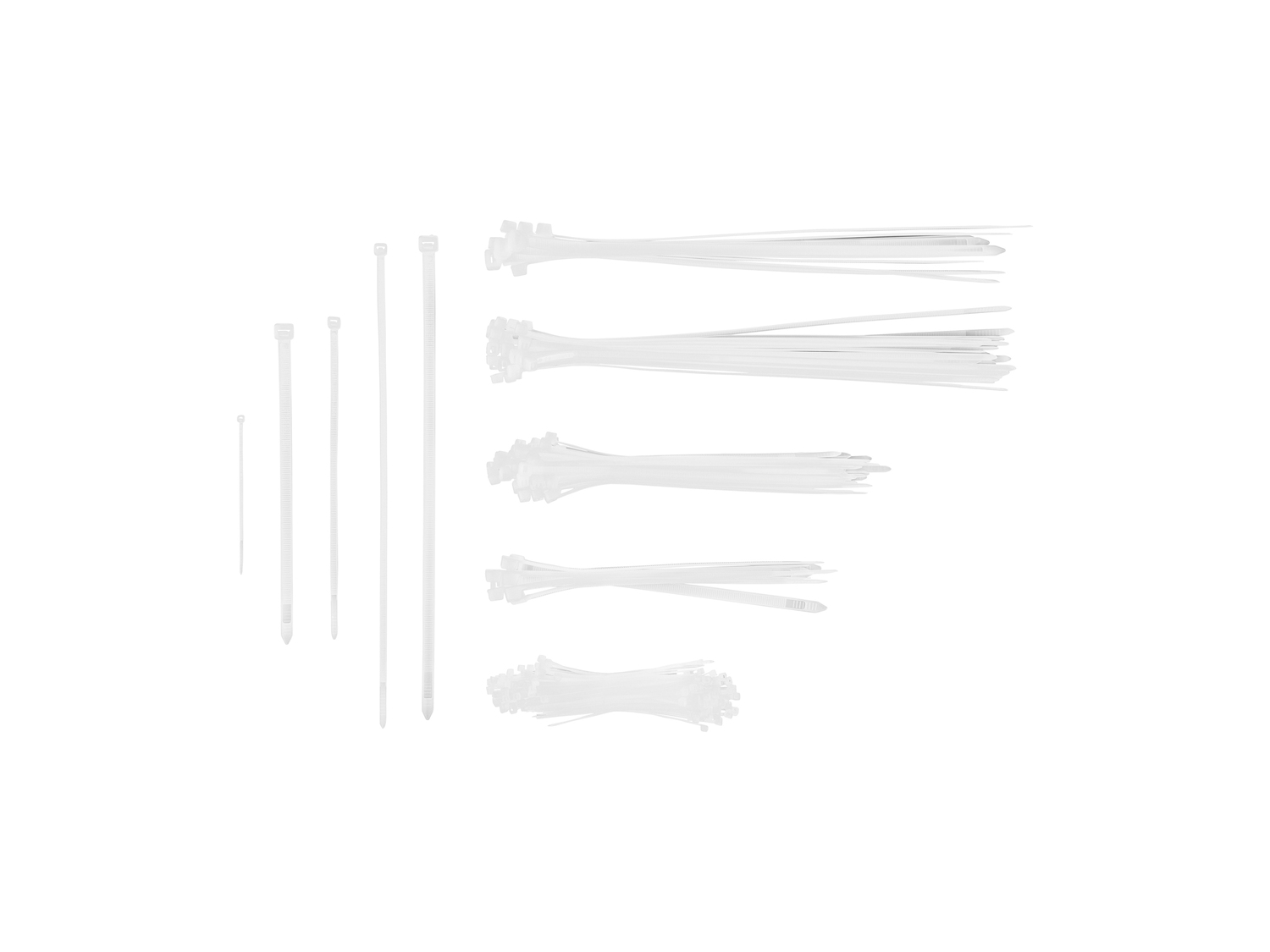 Set fascette fermacavo Parkside, prezzo 2.99 €
251 pezzi
Caratteristiche
