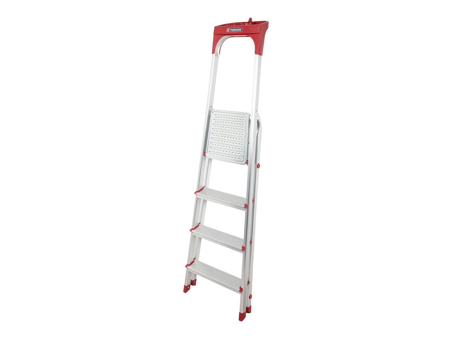 Scala in alluminio a 4 gradini Parkside, prezzo 34.99 €
- Con vano contenitore
- ...