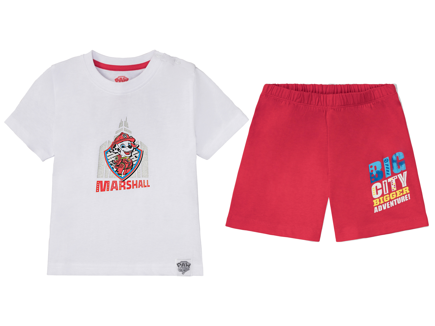 Pigiama corto da bambino Paw Patrol Oeko-tex, prezzo 4.99 €
Misure: 2-10 anni
Taglie ...