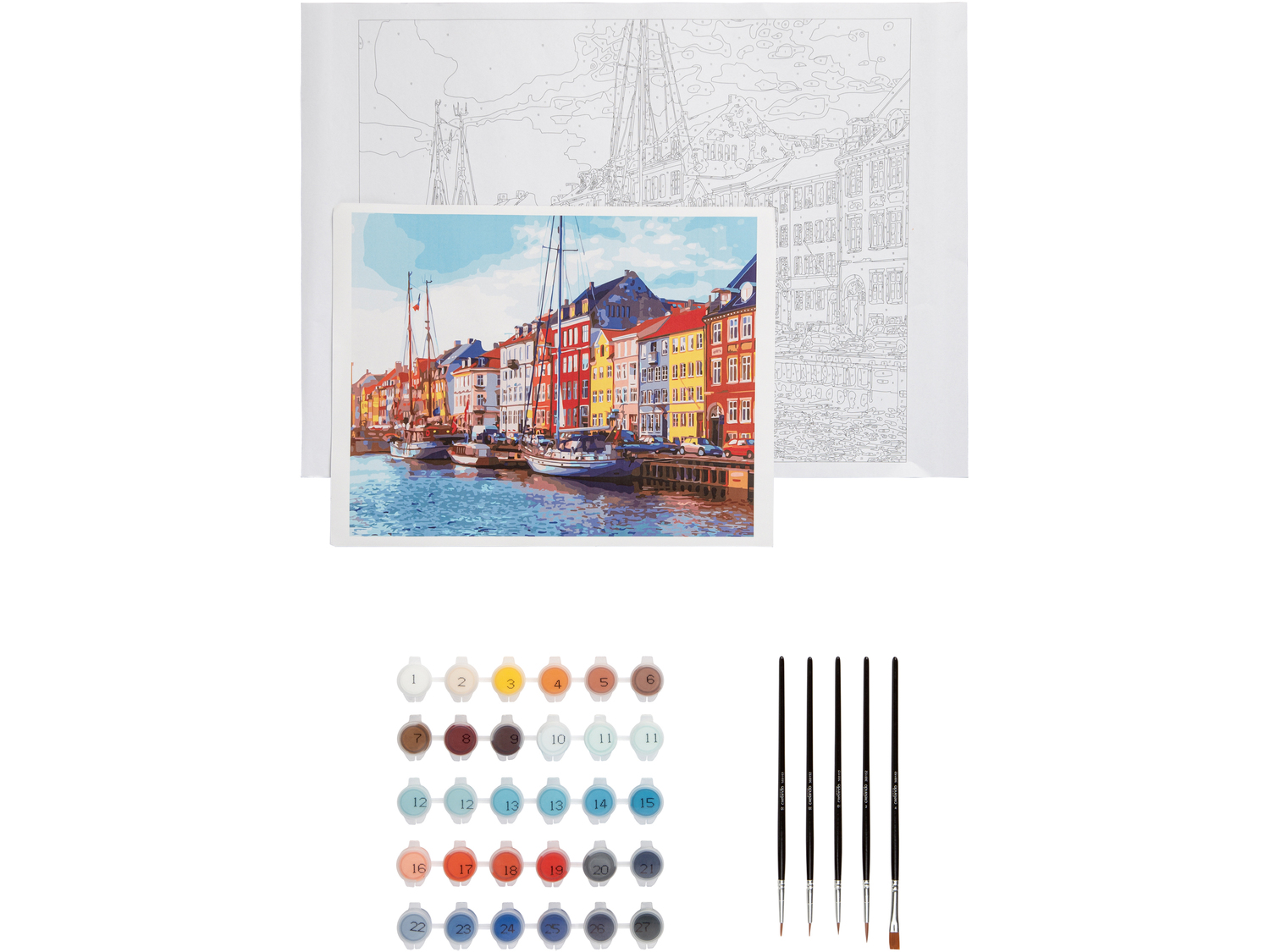 Set per dipingere Crelando, prezzo 6.99 €
38 pezzi
- Tela 3 strati in ...