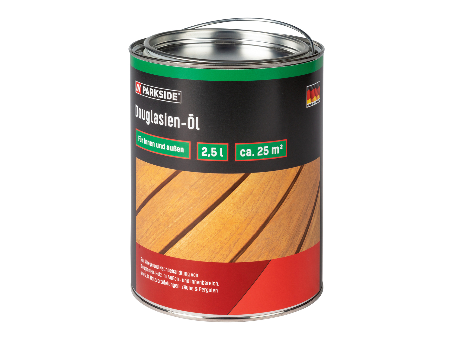 Olio per legno Parkside, prezzo 12.99 €
2,5 L
- Per interni ed esterni
Caratteristiche
...