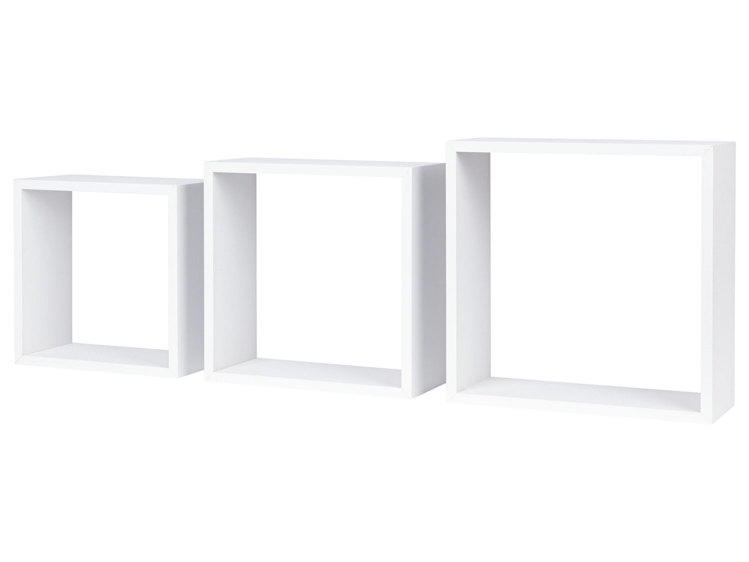 Set mensole a cubo Livarno, prezzo 8.99 €
3 pezzi
- Con supporti integrati ...