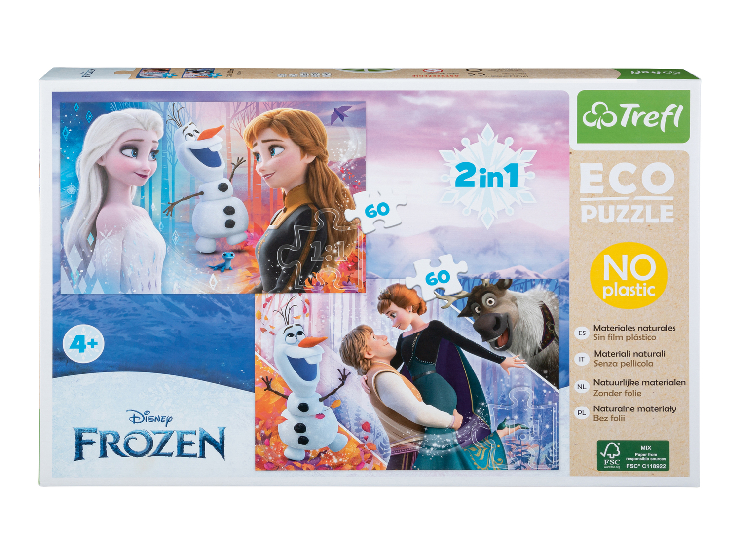 Puzzle 2 in 1 Avengers, Peppa Pig, Sam il Pompiere, Paw Patrol Trefl, prezzo 3.49 ...