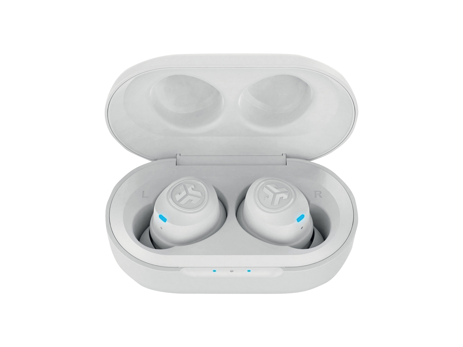 Cuffie wireless nere con custodia di ricarica Jlab, prezzo 29.99 &#8364; 
- ...