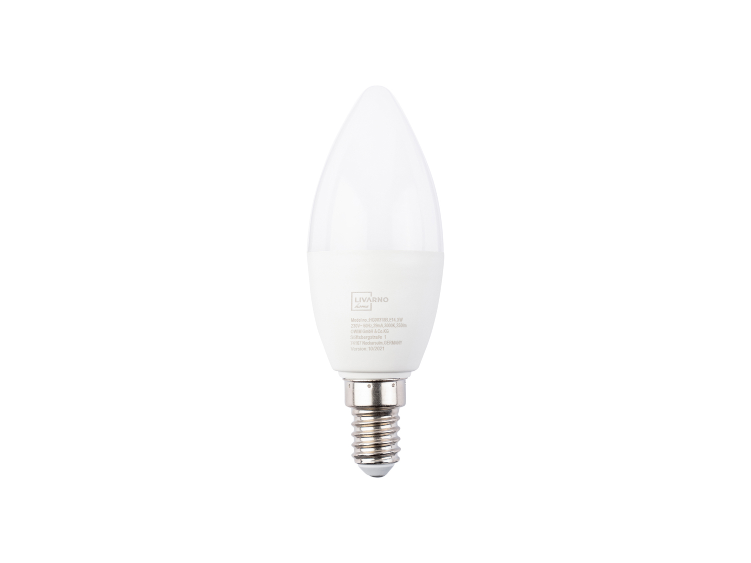 Lampadina multicolore a LED Livarno, prezzo 5.99 €
- 15 colori singoli o 4 programmi ...