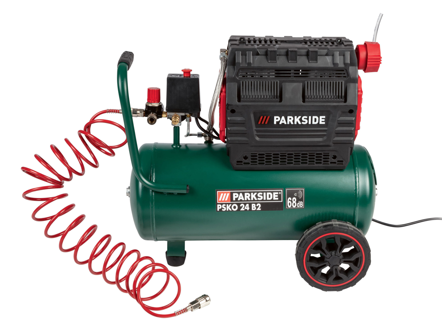 Compressore Parkside, prezzo 119.00 &#8364; 
24 L 
- Tubo flessibile per aria ...