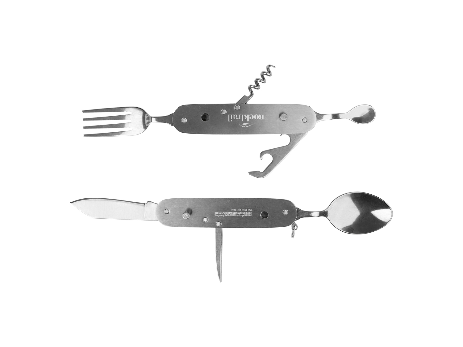 Coltellino multiuso o posate da campeggio Rocktrail, prezzo 4.99 €
- ...