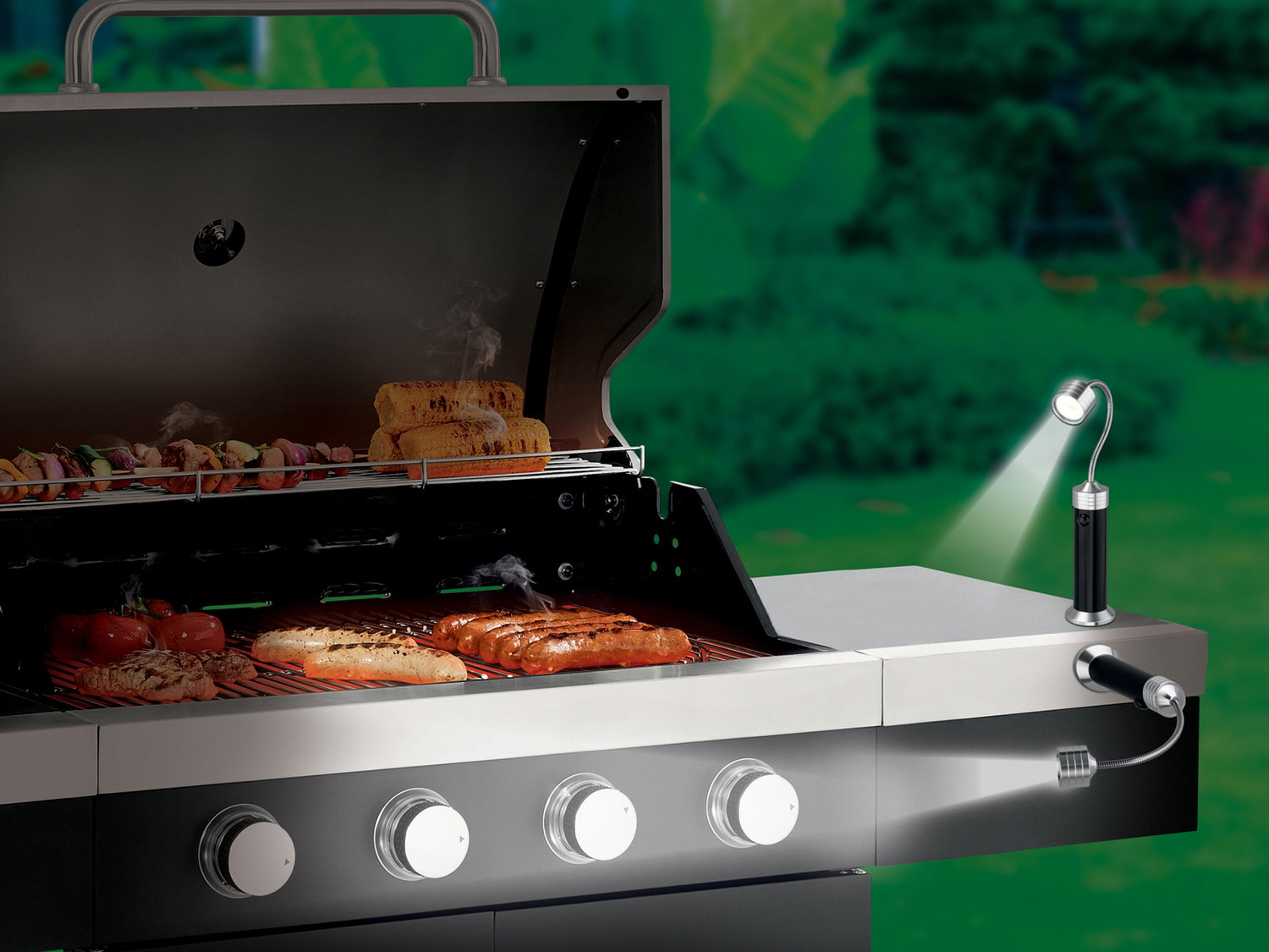 Lampada per barbecue Grill-meister, prezzo 11.99 €
2 pezzi
- Con base ...