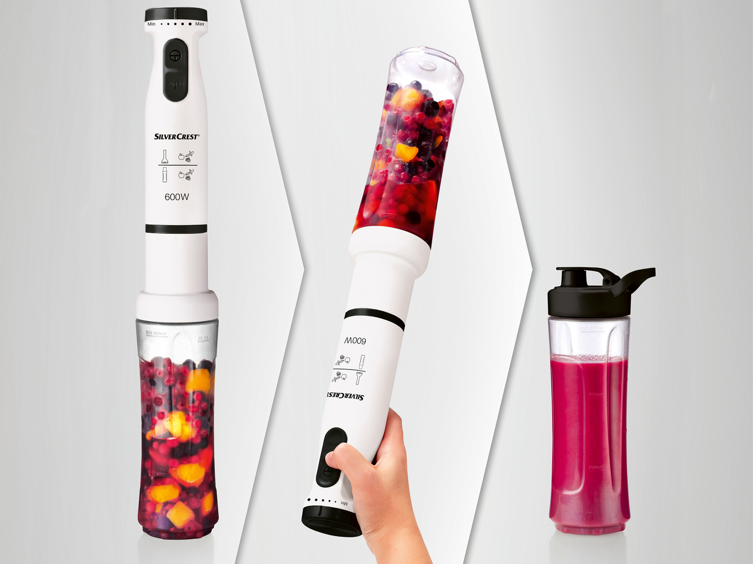 Frullatore a immersione con inserto smoothie Silvercrest Kitchen Tools, prezzo 19.99 ...
