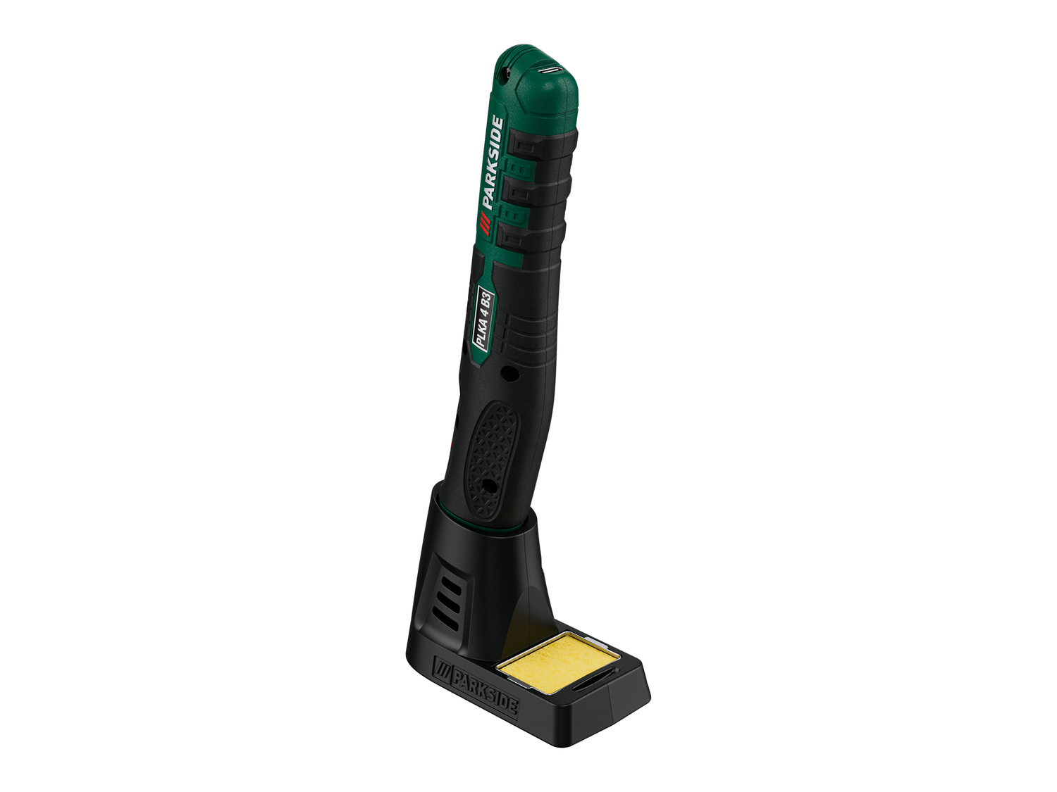 Saldatore ricaricabile Parkside, prezzo 12.99 €
- Stazione con appoggio integrato ...