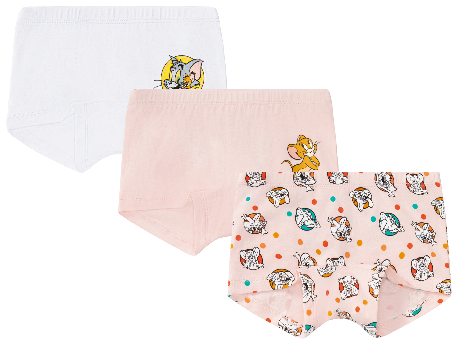 Panty da bambina Tom-and-jerry, prezzo 4.99 €
3 pezzi - Misure: 1-6 anni
Taglie ...