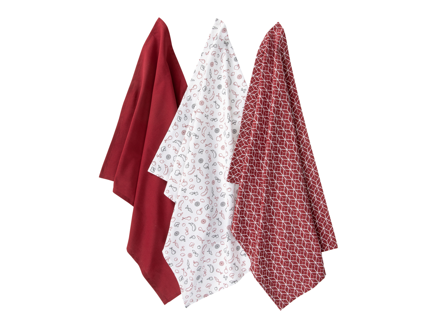 Asciugapiatti Livarno, prezzo 4.99 &#8364; 
3 pezzi - 50 x 70 cm 
- Puro cotone
Caratteristiche

- ...