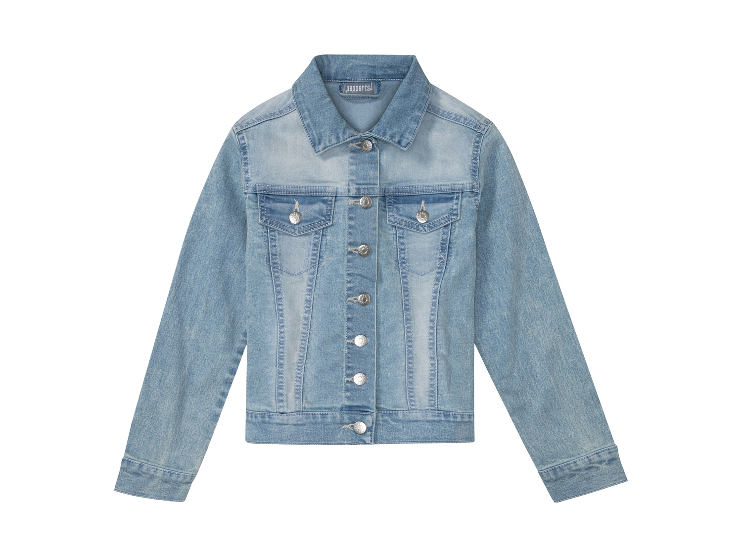 Giubbino in jeans da bambina Pepperts_nero, prezzo 12.99 €
Misure: 6-14 ...