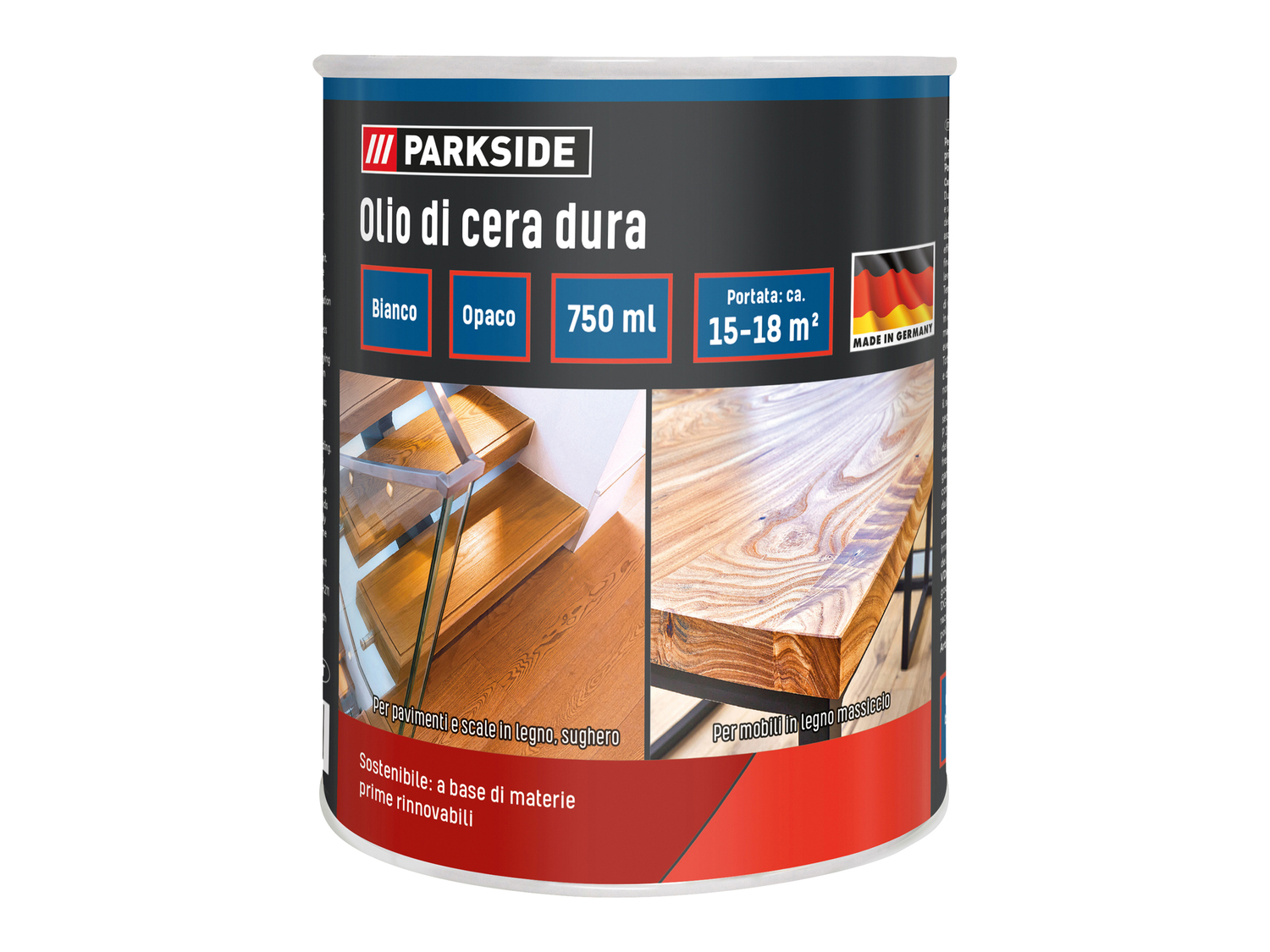 Olio di cera dura Parkside, prezzo 14.99 €
750 ml
- Impregnante, traspirante, ...