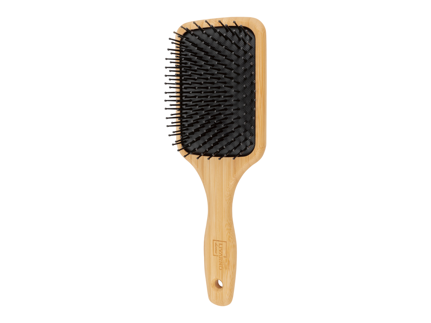 Spazzola per capelli in bambù Livarno, prezzo 3.49 €
- Manico in 100% ...