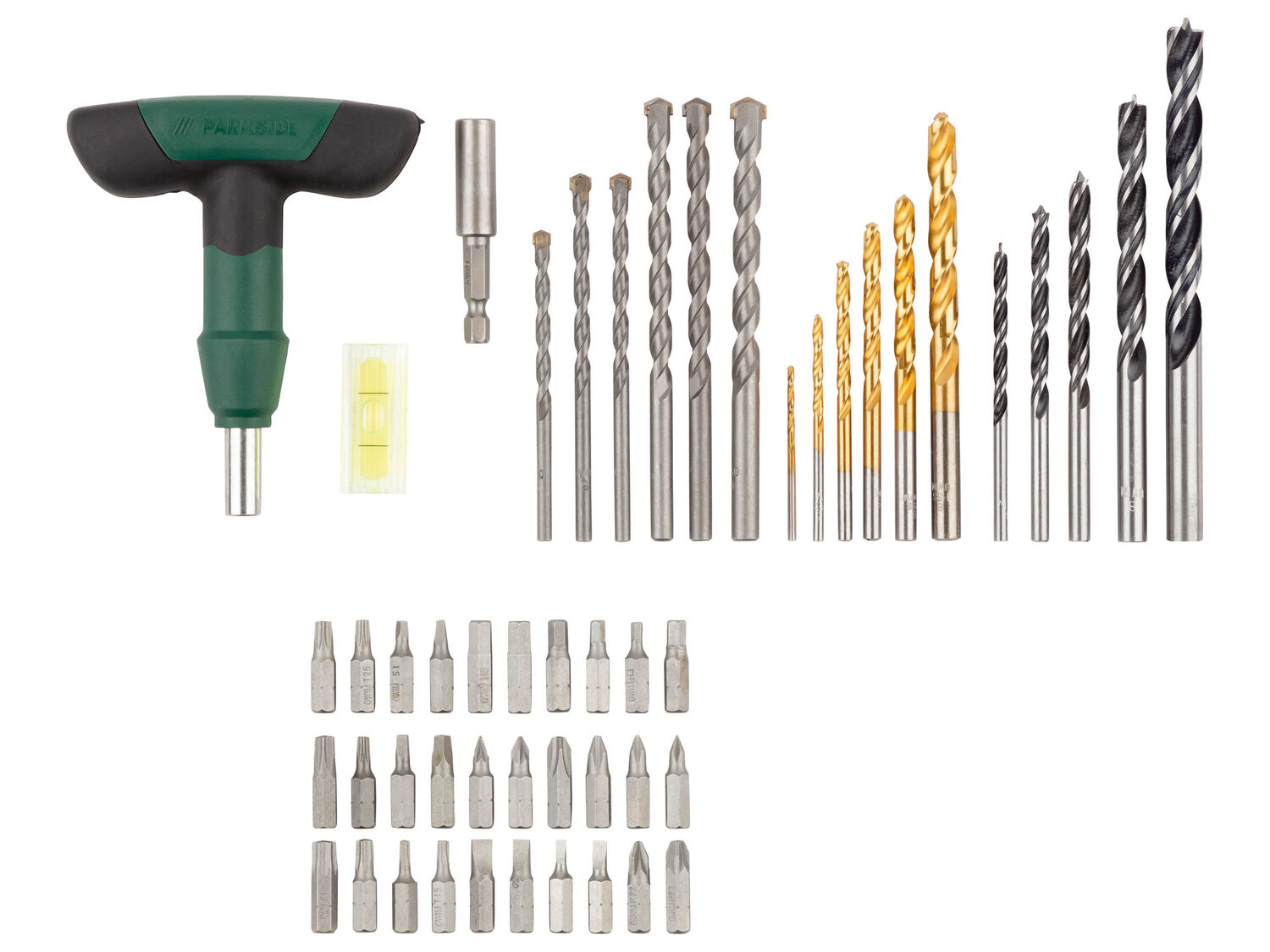 Set punte e bit per trapano Parkside, prezzo 11.99 €
43 o 50 pezzi
- ...
